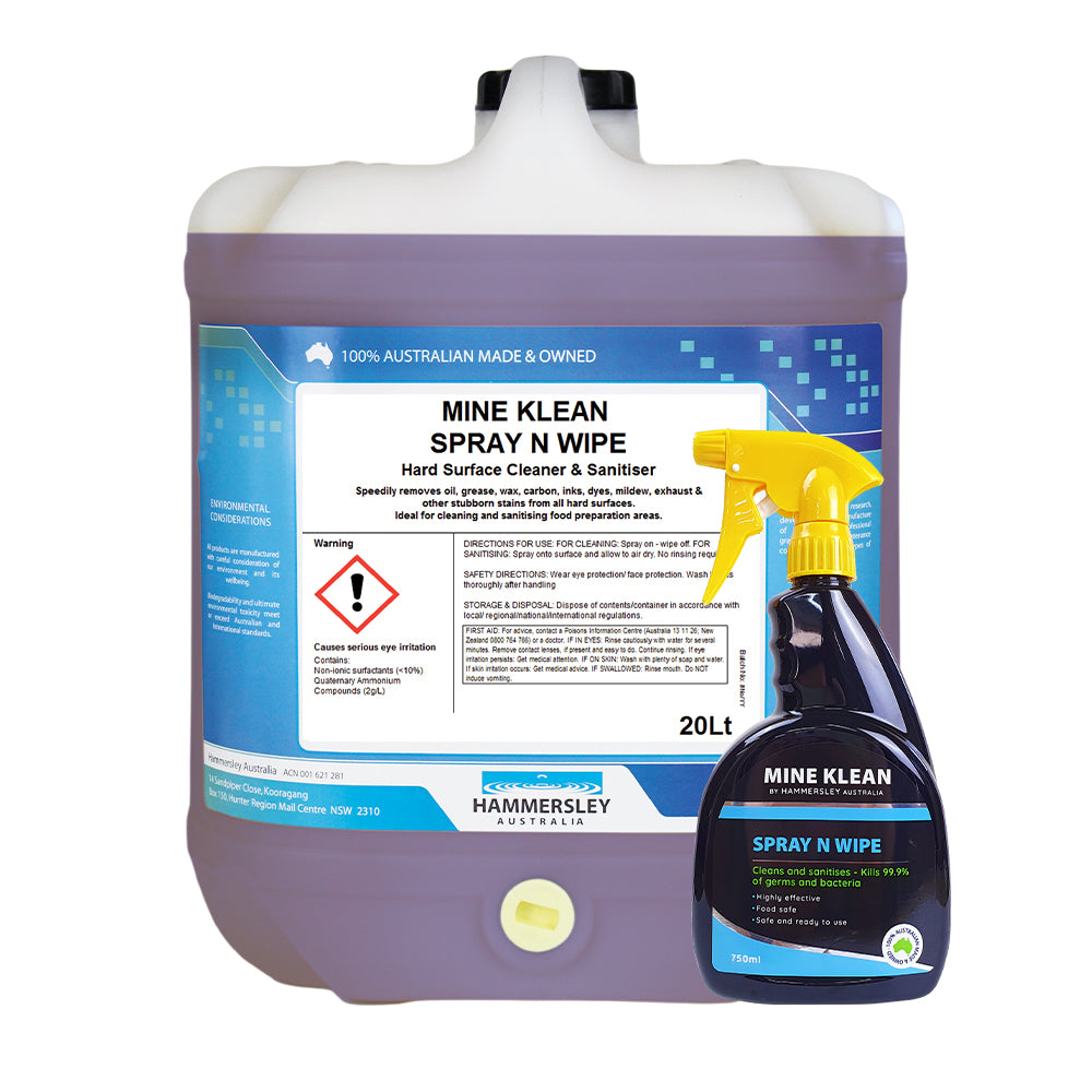 Mine Klean Spray N Wipe