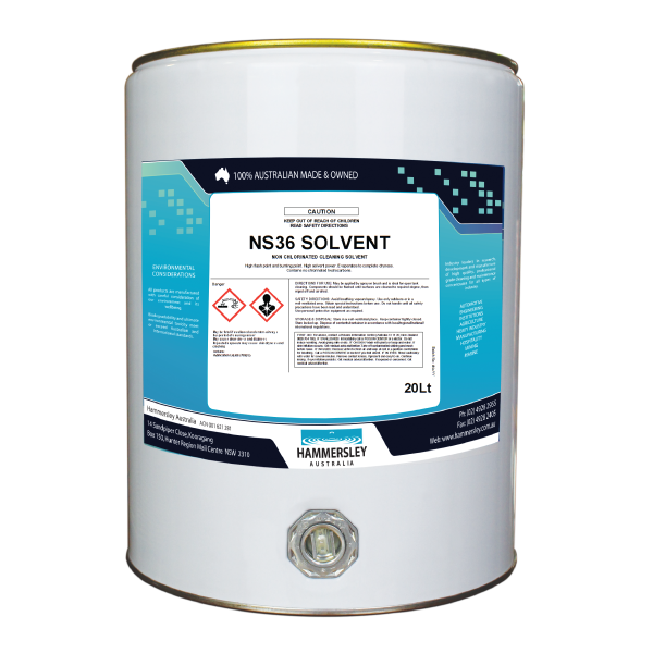 hammersley's ns36 bulk solvent 20Lt drum