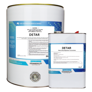 hammersley's detar heavy-duty degreaser 5lt and 20lt drums