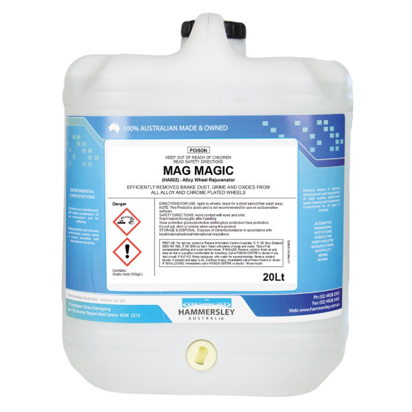 hammersley's mag magic alloy wheel cleaner