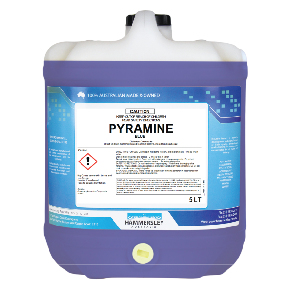 hammersley's pyramine blue barrier protection concentrate 20lt bottle