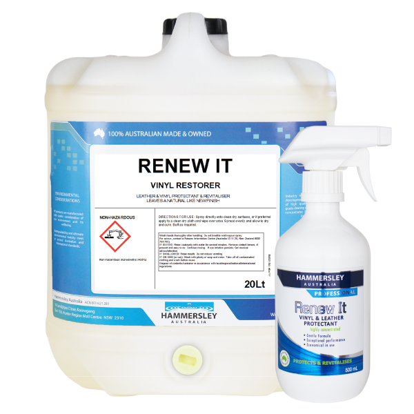 hammersley's renew it vinyl and leather protectant