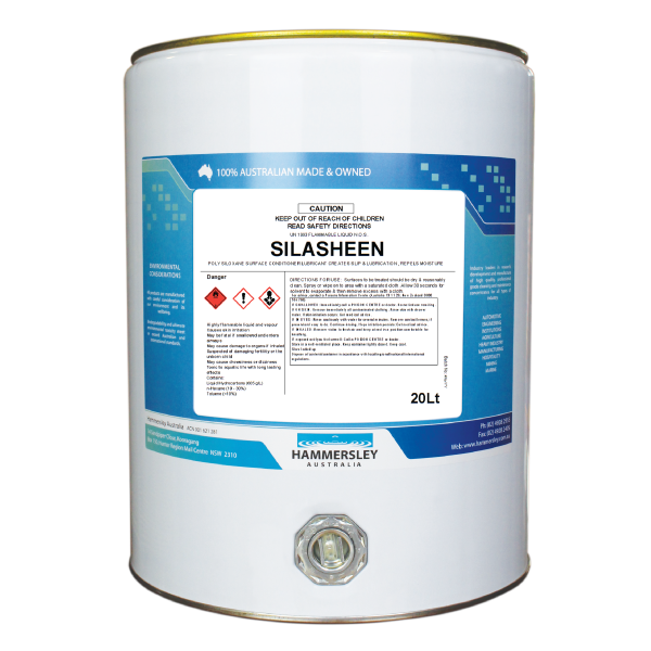 hammersley's silasheen lubricant 20lt drum